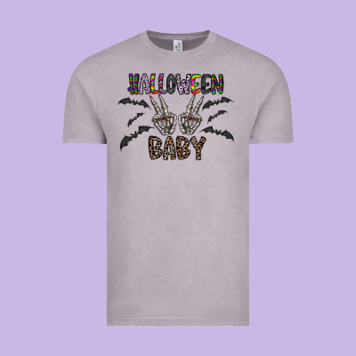 Halloween Baby Vintage Tee Designed By Cowhidedigitalart