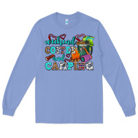 Colony Blue weekend coffee and camping Long Sleeve Tee - AdoDesignShop