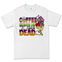 White coffee brings me back dead Premium Tee - BarkalooDesign
