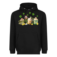 Black patricks day coffee Heavyweight Hoodie - MaliasSmallBusiness