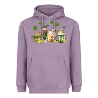 Lavender patricks day coffee Heavyweight Hoodie - MaliasSmallBusiness