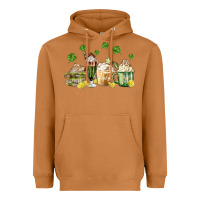 Meerkat patricks day coffee Heavyweight Hoodie - MaliasSmallBusiness