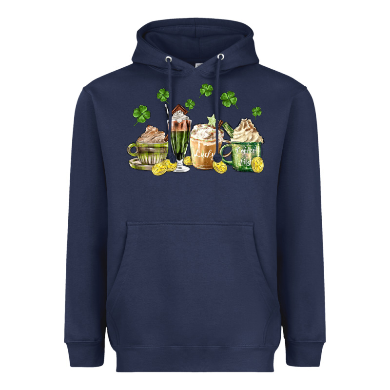 Patricks Day Coffee Heavyweight Hoodie by MaliasSmallBusiness | Teevron