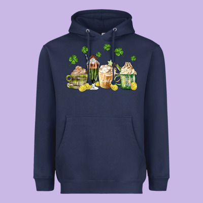 Patricks Day Coffee Heavyweight Hoodie Designed By Maliassmallbusiness