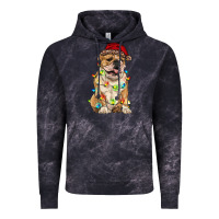 Cloud Black christmas bulldog Vintage Hoodie - RanaPortraitStore
