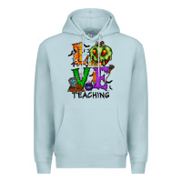 Blue Mist love taching halloween Premium Hoodie - RacoonDesign