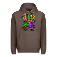 Coffee love taching halloween Premium Hoodie - RacoonDesign