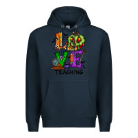 Navy love taching halloween Premium Hoodie - RacoonDesign
