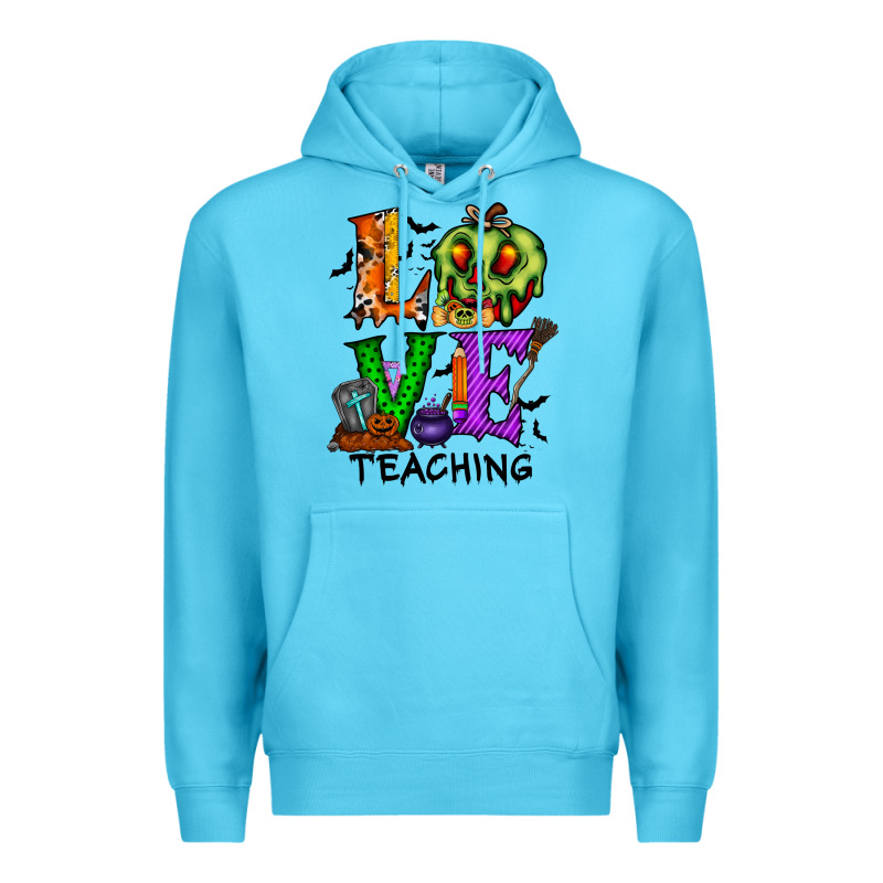 Love Taching Halloween Premium Hoodie by RacoonDesign | Teevron