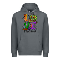 Rock love taching halloween Premium Hoodie - RacoonDesign
