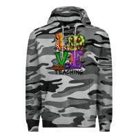Slate Camo love taching halloween Premium Hoodie - RacoonDesign