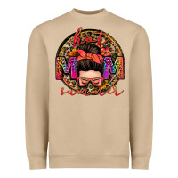 Mushroom hot mom summer messy bun Heavyweight Sweatshirt - Zillion Design Studio