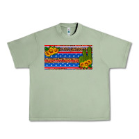 Oil Green usa sunflower and cactus license plate Urban Heavy Tee - HRA Design Shop