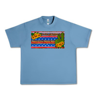 Pebble Blue usa sunflower and cactus license plate Urban Heavy Tee - HRA Design Shop