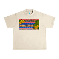 Sandshell usa sunflower and cactus license plate Urban Heavy Tee - HRA Design Shop