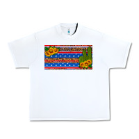 White usa sunflower and cactus license plate Urban Heavy Tee - HRA Design Shop