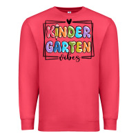 Cardinal kinder garten vibes Premium Sweatshirt - MaliasSmallBusiness