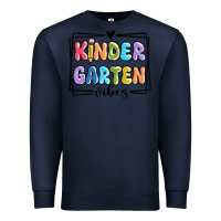 Navy kinder garten vibes Premium Sweatshirt - MaliasSmallBusiness