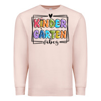 Pale Pink kinder garten vibes Premium Sweatshirt - MaliasSmallBusiness