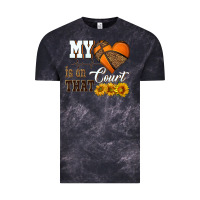 Cloud Black my heart is on that court Vintage Tee - HRA Design Shop