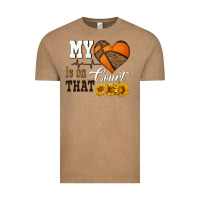 Vintage Coffee my heart is on that court Vintage Tee - HRA Design Shop