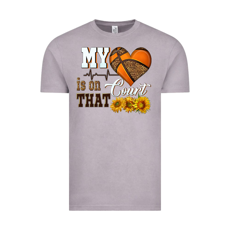 My Heart Is On That Court Vintage Tee by HRA Design Shop | Teevron