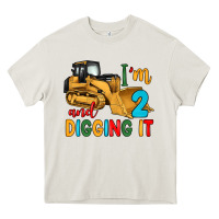 Cream i'm 2 and digging it Heavy Core Tee - Artiststas