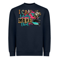 Navy i can totally make that Heavyweight Sweatshirt - Zillion Design Studio