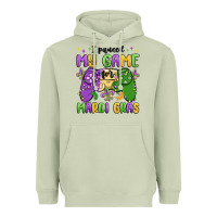 Matcha i paused my game for mardi gras Heavyweight Hoodie - MaliasSmallBusiness