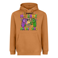Meerkat i paused my game for mardi gras Heavyweight Hoodie - MaliasSmallBusiness