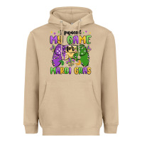 Mushroom i paused my game for mardi gras Heavyweight Hoodie - MaliasSmallBusiness