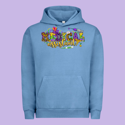 Ma Medical Assistant Mardi Gras Urban Hoodie Designed By Nancycooperartshop
