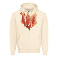 Sandshell pink venus fan sea coral Zipper Hoodie - LillyAllenDesigns