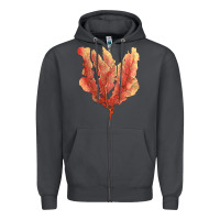 Smoke pink venus fan sea coral Zipper Hoodie - LillyAllenDesigns