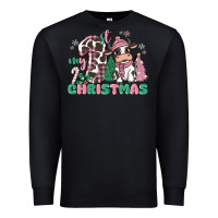 Black my first christmas cow Premium Sweatshirt - MaliasSmallBusiness