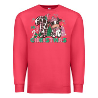 Cardinal my first christmas cow Premium Sweatshirt - MaliasSmallBusiness
