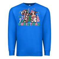 True Royal my first christmas cow Premium Sweatshirt - MaliasSmallBusiness