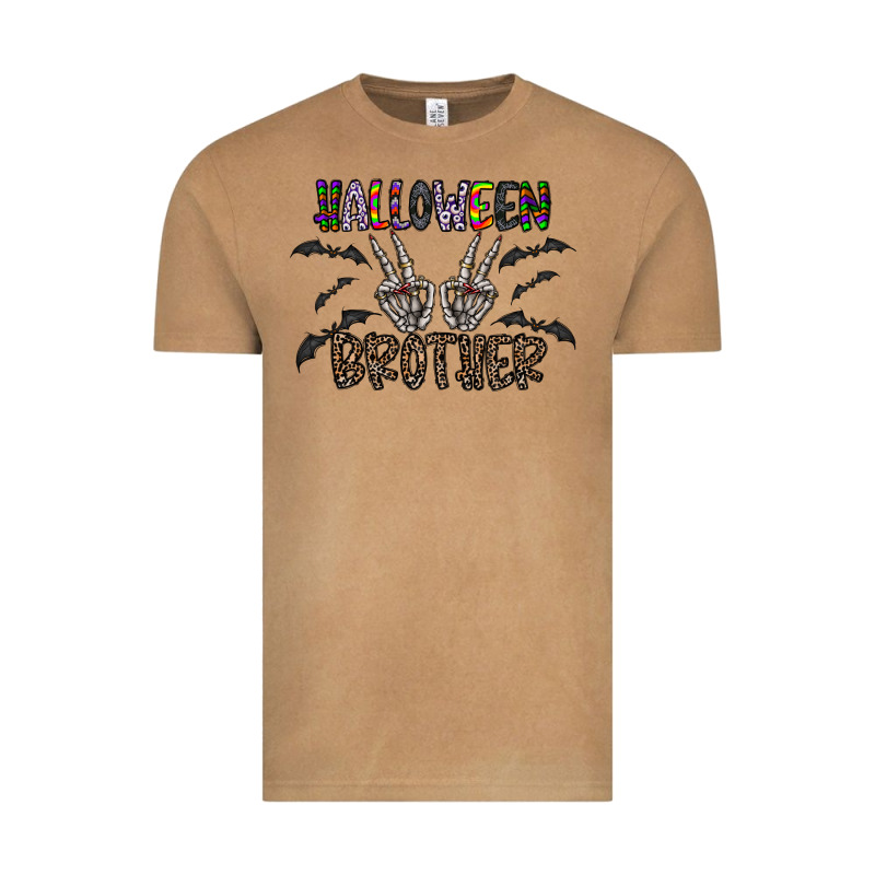 Halloween Brother Vintage Tee by CowhideDigitalArt | Teevron