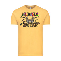 Vintage Mustard halloween brother Vintage Tee - CowhideDigitalArt