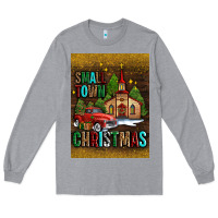 Heather Grey small town christmas church Long Sleeve Tee - AdoDesignShop