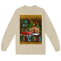 Mushroom small town christmas church Long Sleeve Tee - AdoDesignShop