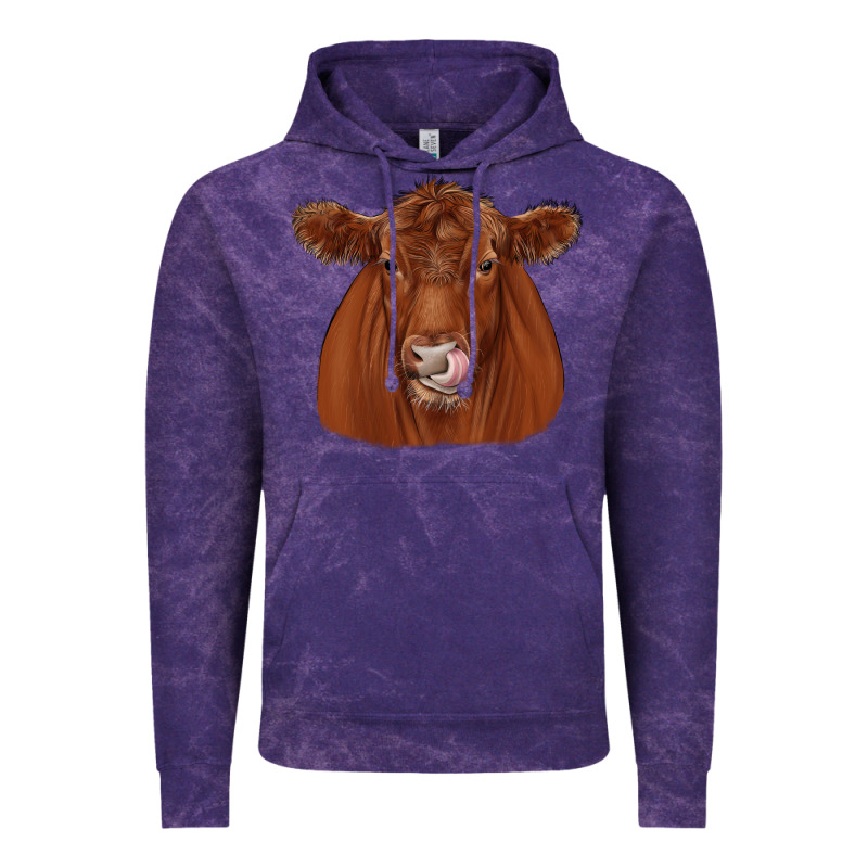 Red Angus Vintage Hoodie by JahusDesignShop | Teevron