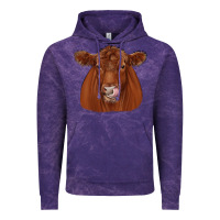 Cloud Purple red angus Vintage Hoodie - JahusDesignShop
