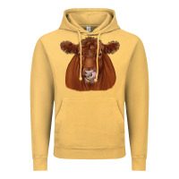 Vintage Mustard red angus Vintage Hoodie - JahusDesignShop