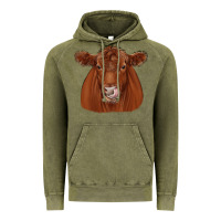 Vintage Olive red angus Vintage Hoodie - JahusDesignShop