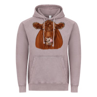 Vintage Zinc red angus Vintage Hoodie - JahusDesignShop
