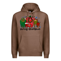 Chestnut merry christmas tooth Premium Hoodie - RacoonDesign
