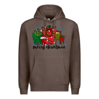 Coffee merry christmas tooth Premium Hoodie - RacoonDesign