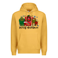 Mustard merry christmas tooth Premium Hoodie - RacoonDesign