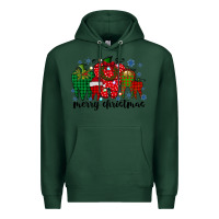 Sports Green merry christmas tooth Premium Hoodie - RacoonDesign
